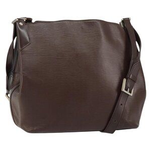 Authentic LOUIS VUITTON Epi Mandala MM Shoulder Bag Mocha M5889D LV